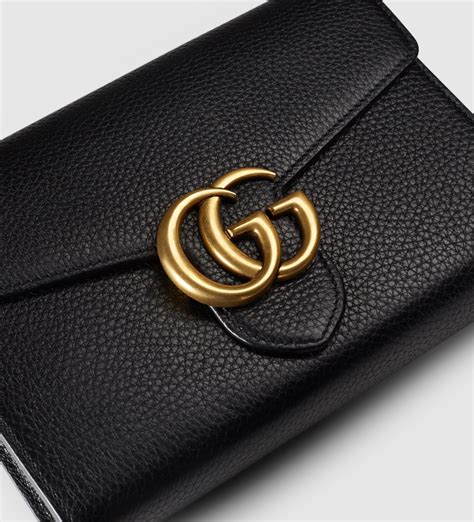 gucci gg marmont leather bag|gucci marmont mini bag wallet.